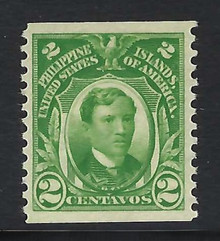 pi326c1. Philippines 326 coil stamp Unused NH VF-XF. Fresh & Bright! Outstanding Example!