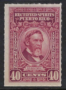 prre43c3. Puerto Rico Revenue stamp RE43 Unused NGAI Fresh and F-VF+. Deep Color!