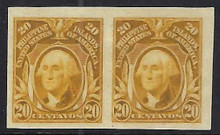 pi347e5. Philippines stamps 347a pair Unused LH VF-XF. Scarce and Desirable 1925 issue!