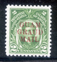 gmm07h3. Guam Guard Mail M7a "GRAUD" Error unused LH VF-XF Jumbo. Scarce (500 issued) & Attractive Error!