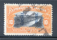 cz045g4. Canal Zone 45 used F-VF+. Elusive used example!