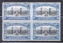 cz044f. Canal Zone 44, Unused, Never Hinged, Post Office Fresh & Very Fine, Block of 4.