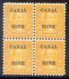 cz099e2. Canal Zone 99, Block of 4, Unused, 1 LH/3 NH, Very Fine. Fresh & Attractive Block!