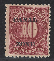 czj14c3. Canal Zone Postage Due stamp J14 unused LH F-VF+. Deep Rich color! Fresh & Attractive!