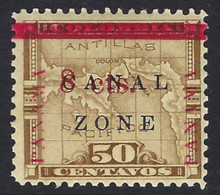 cz018c3. Canal Zone 18 Unused OG F-VF+. Attractive Example!