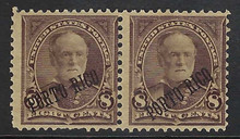 pr213e3. Puerto Rico 213, 213a pair Unused Fine. Scarce Combo pair!