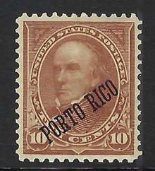 pr214c3. Puerto Rico 214 Unused LH Fresh and VF-XF. Large Margins! Superior Example!