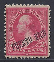 pr216c3. Puerto Rico 216 unused LH Very Fine. Fresh & Attractive!