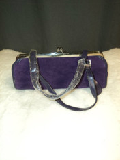 Red fish Designs handbag, purple