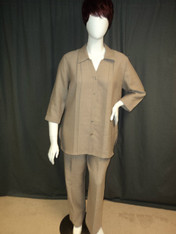 east 5th suit, tan, size 18