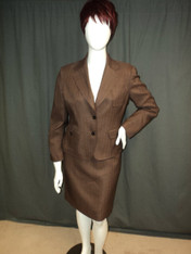 Worthington suit, brown, size 14