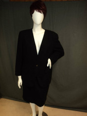 Rene Rowan suit, black, size 16W