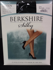 Berkshire Silky Sheers, Navy, Size 1X-2X