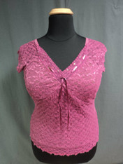 Merona blouse, pink salmon, size XXL