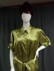 Lane Bryant blouse, lime green, size 18/20