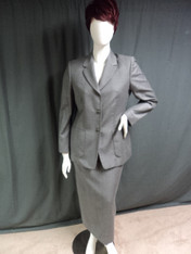 Casual Corner suit, gray, size 14