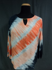 Cato blouse, tie-dyed, size 18/20W