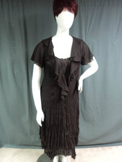 Signature Dress, Brown, Size 14W
