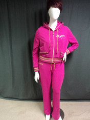 Apple Bottoms 2-pc suit, pink,size 1X