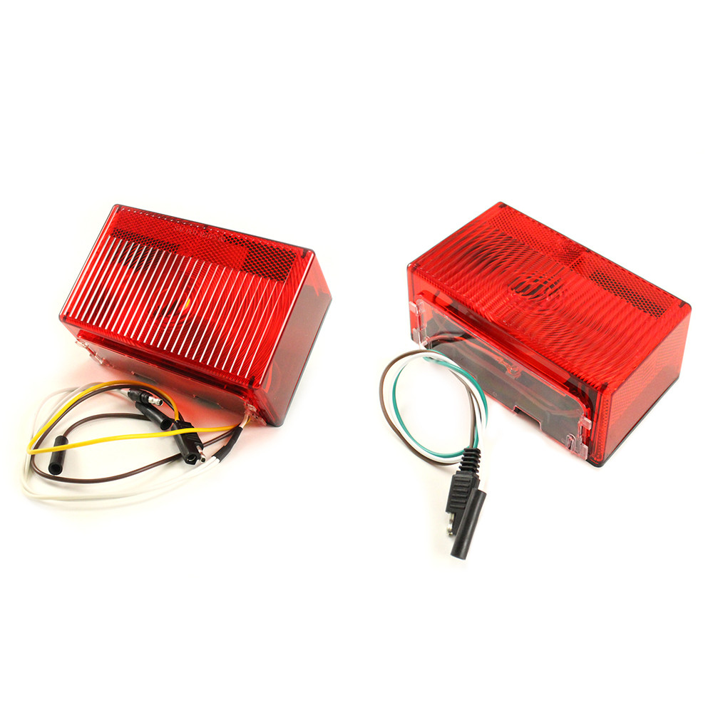 Rectangular Incandescent Stop Turn Tail Light Kit