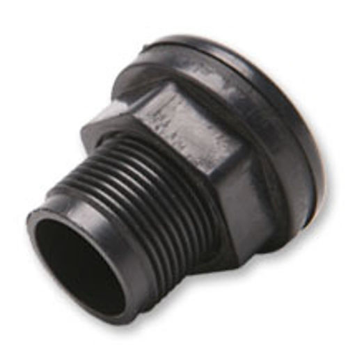 1.5 Inch Bulkhead Fitting (Black) Slip X Slip