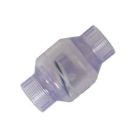 Clear Check Valve 3/4 Inch TxT (Thread X Thread)