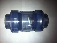 1.5" True Clear Union Check Valve TxT (Thread X Thread)