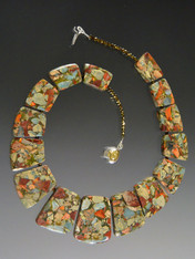 Composite Jasper Pyrite Collar