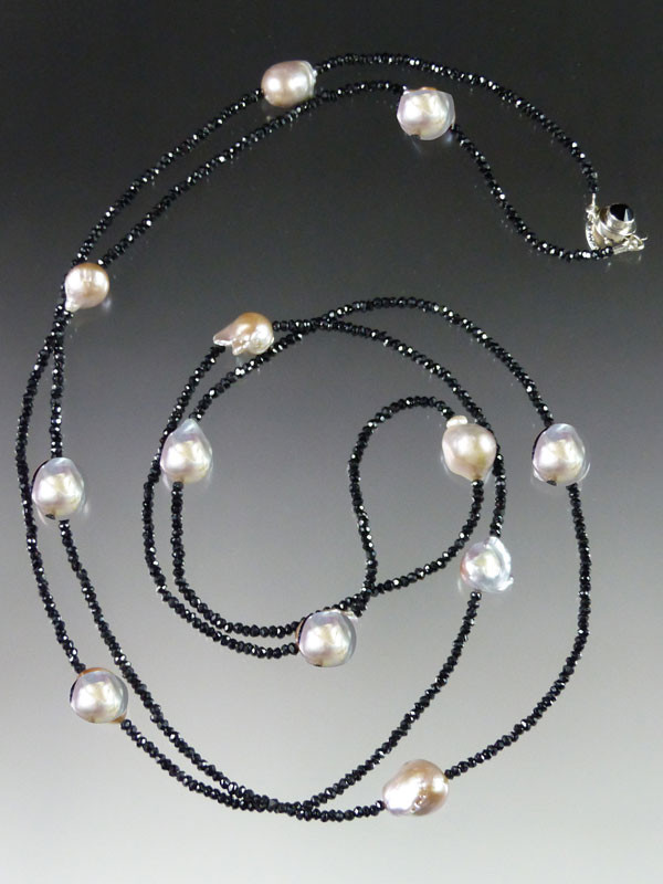 white baroque pearls