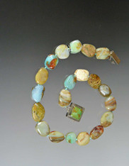 Hand Knotted Peruvian Opal Collar