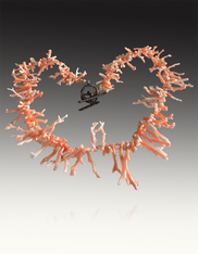 Branch Angel Skin Coral Necklace