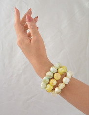 Mother-of-Pearl Globe Bracelet - 3 Colors