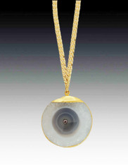 Solar Pendant on 24K Plated Chain SOLD