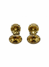 Amy Kahn Russell Double Citrine earrings