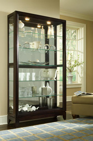Elite Sliding Door Curio - FREE SHIPPING