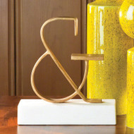 Gold Ampersand - FREE SHIPPING