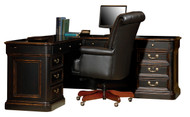Louis Phillippe Executive L-Desk - FREE SHIPPING