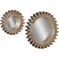 Sprockets Wall Mirror by Bassett Mirror (M3429)
