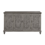 Gray Tin Four Door Credenza FREE SHIPPING 