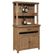 Rugged Craft Server w/ Hutch - FREE SHIPPING 