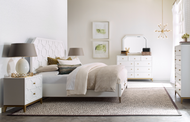 White Bureau Bedroom Set - FREE SHIPPING