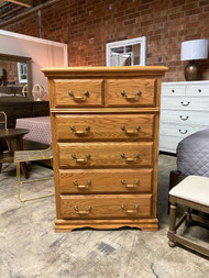 Woodland Oak 5 Drawer Chest