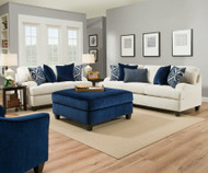 Parchment White Sofa and Loveseat FREE SHIPPING