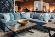 Carolina Blue Sectional FREE SHIPPING 
