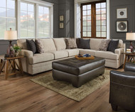 Hazel Wood Brown Sectional FREE SHIPPING