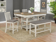 Rectangular Dining Set W/ Pedestal Base - FREE SHIPPING - Weekly Special