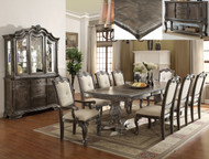 Carmen Grey Double Pedestal Dining Set - FREE SHIPPING - Weekly Special
