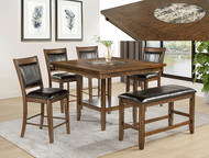Ronan Chestnut Square Dining Set - FREE SHIPPING 