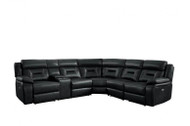 Lowraine Black Power Reclining Sectional - FREE SHIPPING