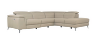 Milan Taupe Sectional with Right Chaise - FREE SHIPPING 